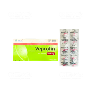 Apotek Online - VEPROLIN 500MG (1 strip isi 6 kaplet)