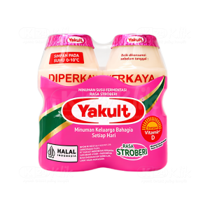 Apotek Online - YAKULT STROBERI 65ML (isi 2)