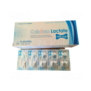 Apotek Online - CALCIUM LACTATE AFI 500MG (1 strip isi 10 tablet)
