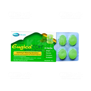 Apotek Online - EUGICA COFF HERBAL LOZENGES (1 amplop isi 8 permen)