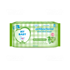 Apotek Online - MY BABY EXTRA THICK WIPES ANTIBACTERIAL 45S